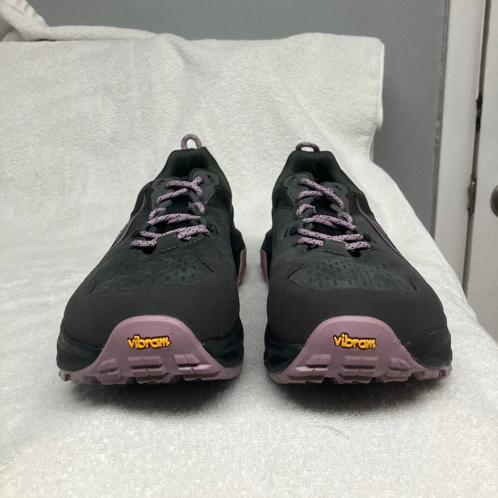 ALTRA OLYMPUS 5 Womens HIKE GTX Shoes Size 8 BLACK/PURPLE Gore-Tex Vibram NO BOX